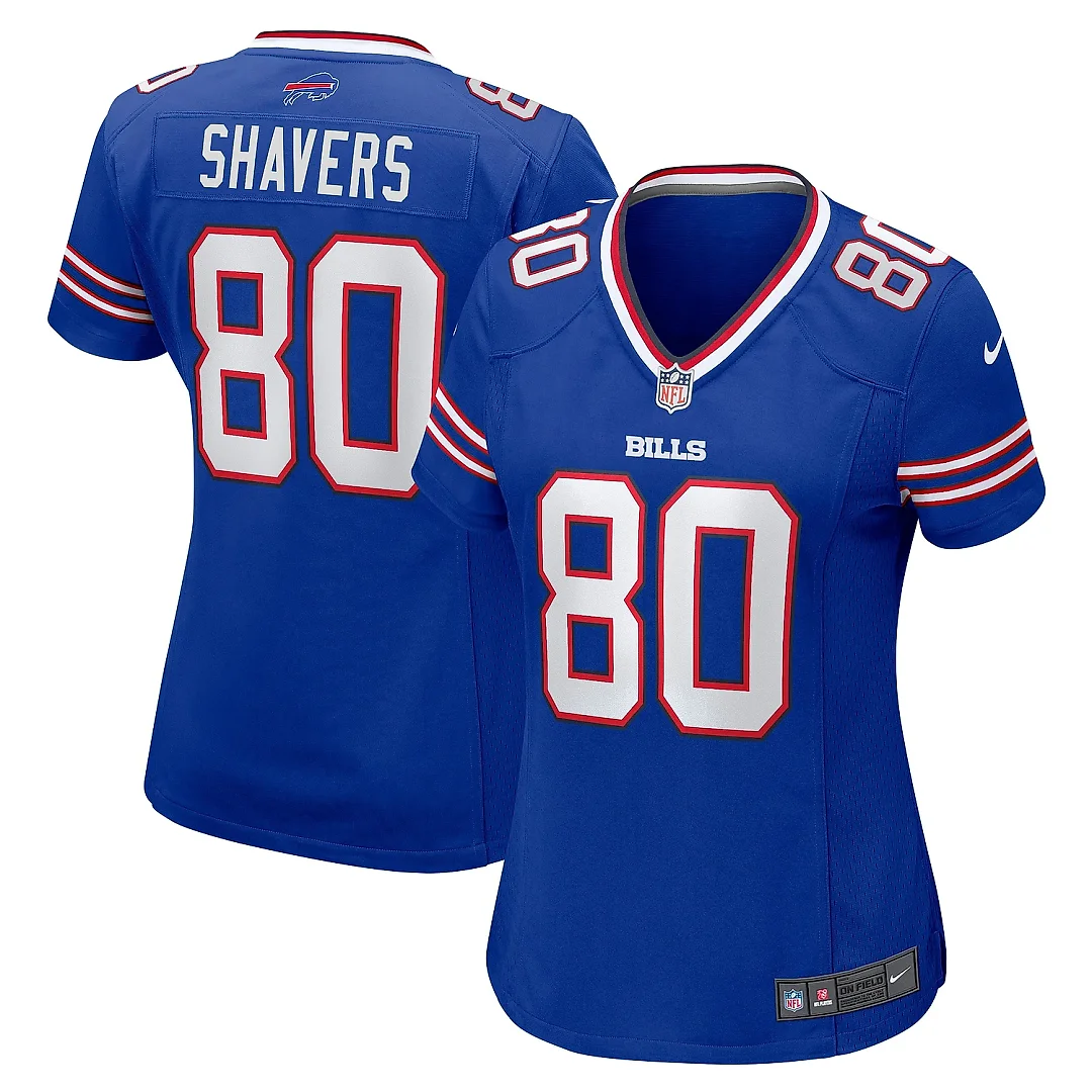 Zennovawear Women's Buffalo Bills Tyrell Shavers Royal Team Game Jersey