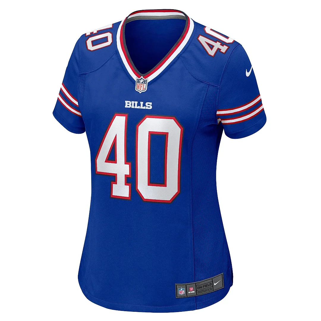 Zennovawear Women's Buffalo Bills Von Miller Royal Game Jersey