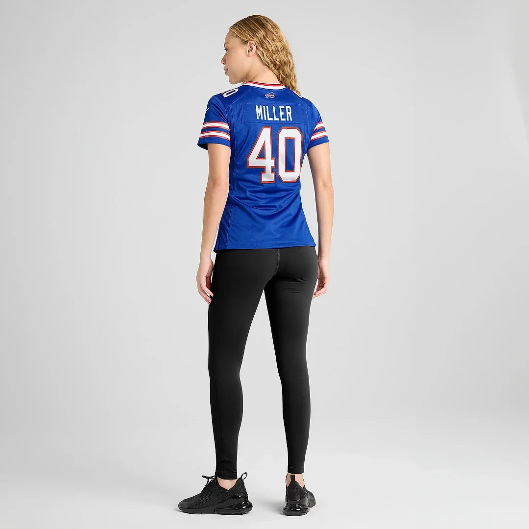 Zennovawear Women's Buffalo Bills Von Miller Royal Game Jersey