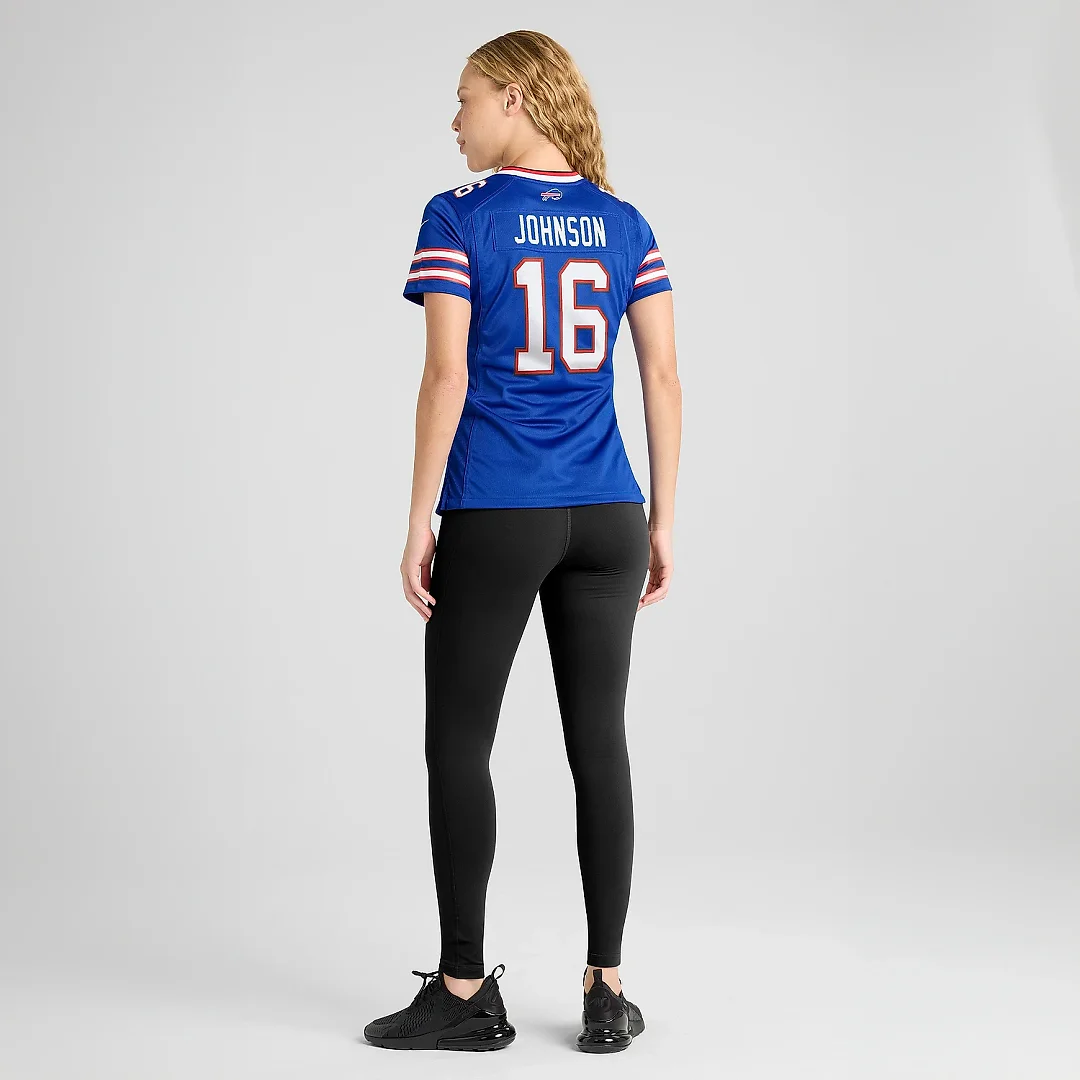 Zennovawear Women's Buffalo Bills Xavier Johnson Royal Game Jersey
