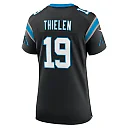 Zennovawear Women's Carolina Panthers Adam Thielen Black Team Game Jersey