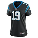 Zennovawear Women's Carolina Panthers Adam Thielen Black Team Game Jersey