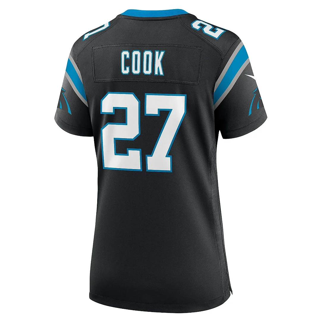 Zennovawear Women's Carolina Panthers Alex Cook Black Game Jersey