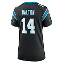 Zennovawear Women's Carolina Panthers Andy Dalton Black Team Game Jersey