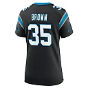 Zennovawear Women's Carolina Panthers Anthony Brown Black Game Jersey