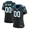 Zennovawear Women's Carolina Panthers Black Custom Game Jersey