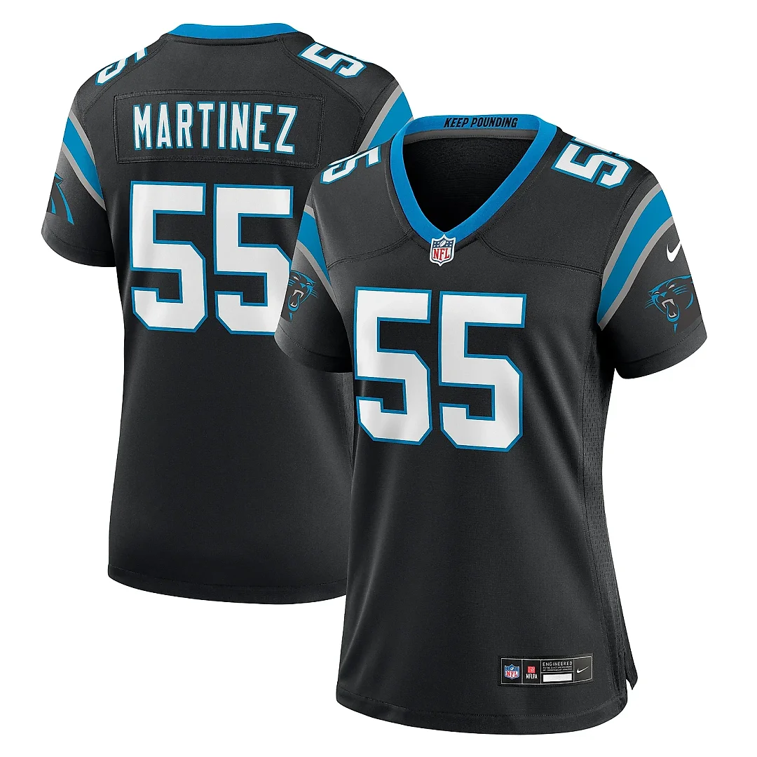 Zennovawear Women's Carolina Panthers Blake Martinez Black Game Jersey