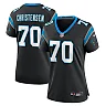 Zennovawear Women's Carolina Panthers Brady Christensen Black Team Game Jersey