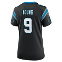 Zennovawear Women's Carolina Panthers Bryce Young Black Team Game Jersey