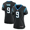 Zennovawear Women's Carolina Panthers Bryce Young Black Team Game Jersey