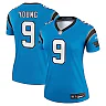 Zennovawear Women's Carolina Panthers Bryce Young Blue Alternate Legend Player Performance Top