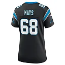 Zennovawear Women's Carolina Panthers Cade Mays Black Team Game Jersey