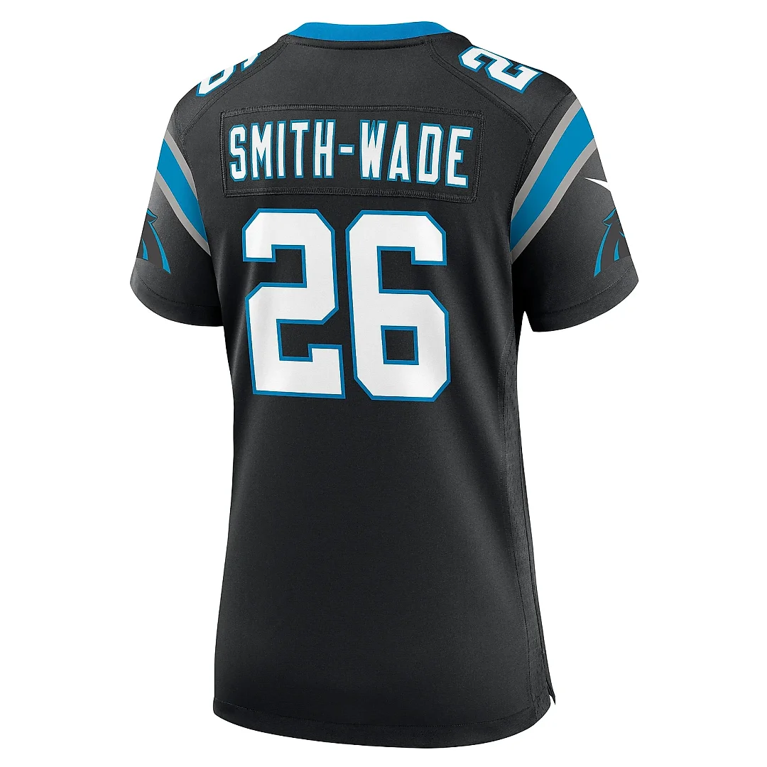 Zennovawear Women's Carolina Panthers Chau Smith-Wade Black Game Jersey