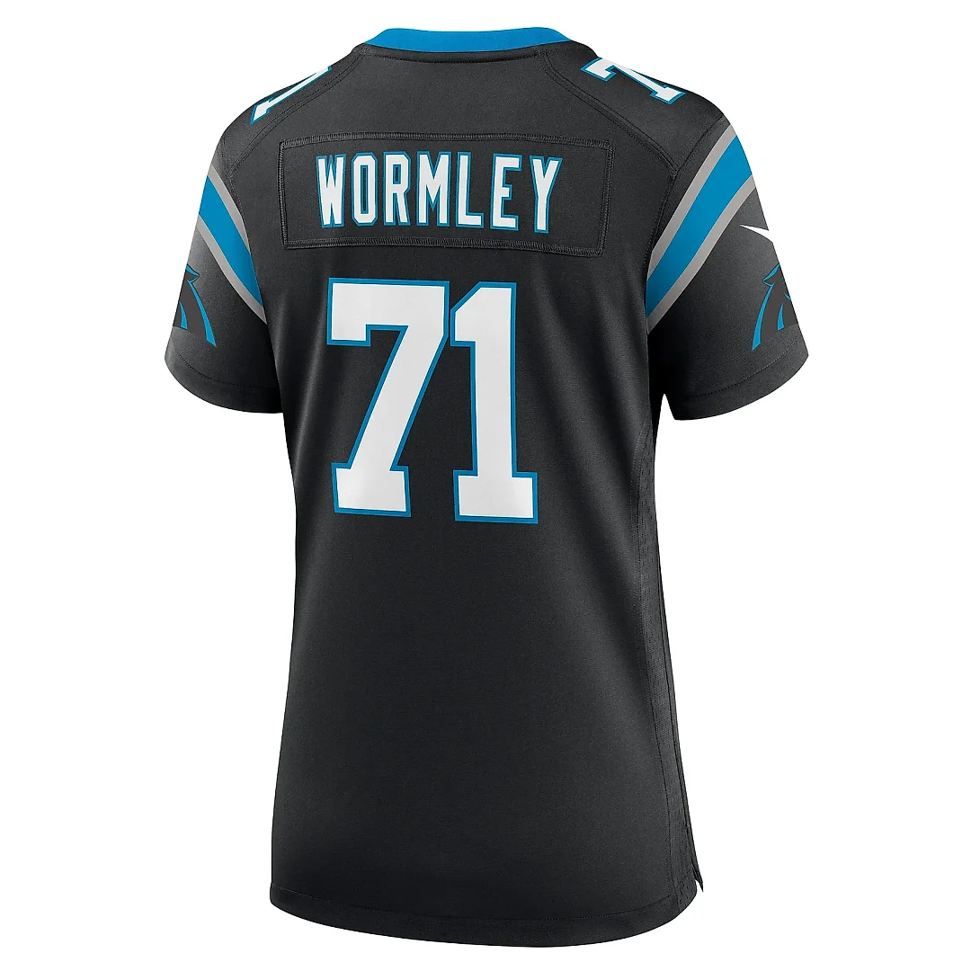 Zennovawear Women's Carolina Panthers Chris Wormley Black Game Jersey