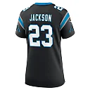 Zennovawear Women's Carolina Panthers Dane Jackson Black Game Jersey