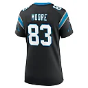 Zennovawear Women's Carolina Panthers David Moore Black Game Jersey
