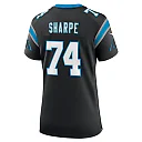 Zennovawear Women's Carolina Panthers David Sharpe Black Team Game Jersey