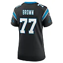 Zennovawear Women's Carolina Panthers Deonte Brown Black Team Game Jersey