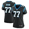 Zennovawear Women's Carolina Panthers Deonte Brown Black Team Game Jersey