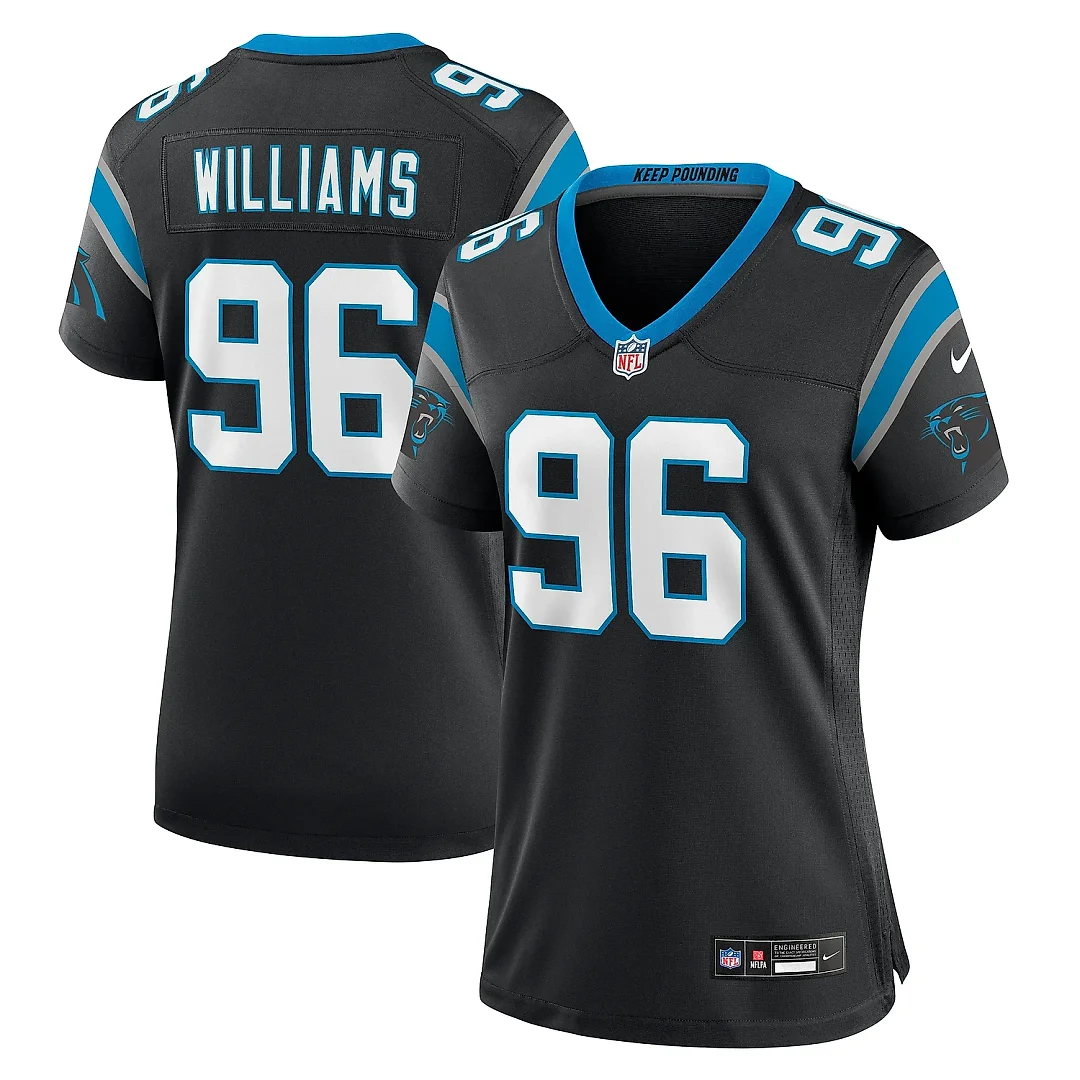 Zennovawear Women's Carolina Panthers DeShawn Williams Black Women's All Player Jersey