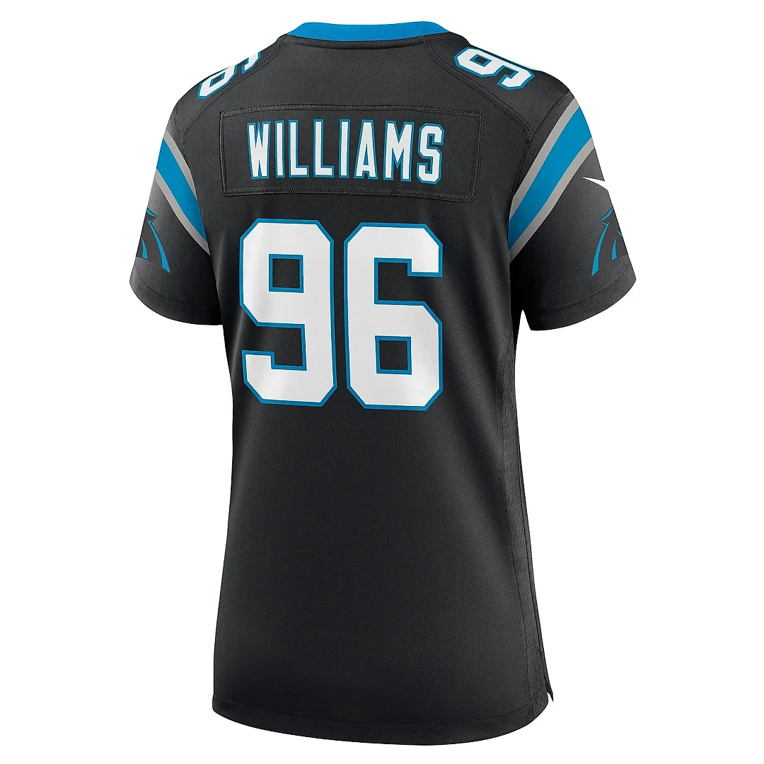 Zennovawear Women's Carolina Panthers DeShawn Williams Black Women's All Player Jersey