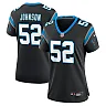 Zennovawear Women's Carolina Panthers DJ Johnson Black Game Jersey