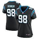 Zennovawear Women's Carolina Panthers D.J. Wonnum Black Game Jersey