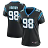 Zennovawear Women's Carolina Panthers D.J. Wonnum Black Game Jersey