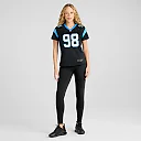 Zennovawear Women's Carolina Panthers D.J. Wonnum Black Game Jersey