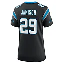 Zennovawear Women's Carolina Panthers D'Shawn Jamison Black Team Game Jersey
