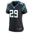 Zennovawear Women's Carolina Panthers D'Shawn Jamison Black Team Game Jersey