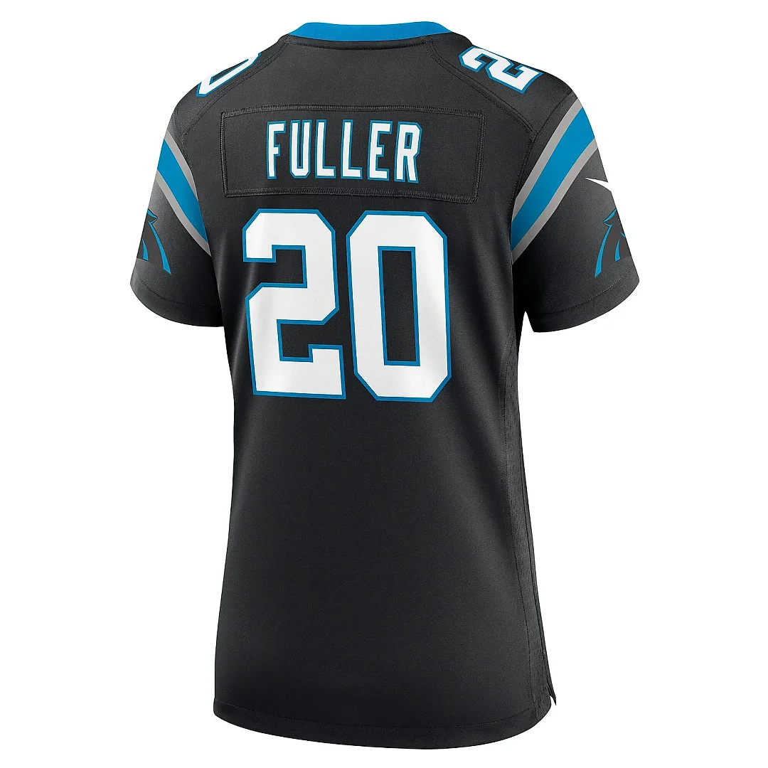 Zennovawear Women's Carolina Panthers Fuller Black Game Jersey