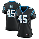 Zennovawear Women's Carolina Panthers Giovanni Ricci Black Team Game Jersey