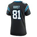 Zennovawear Women's Carolina Panthers Hayden Hurst Black Game Player Jersey