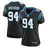 Zennovawear Women's Carolina Panthers Henry Anderson Black Team Game Jersey