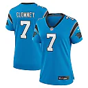 Zennovawear Women's Carolina Panthers Jadeveon Clowney Blue Alternate Game Jersey