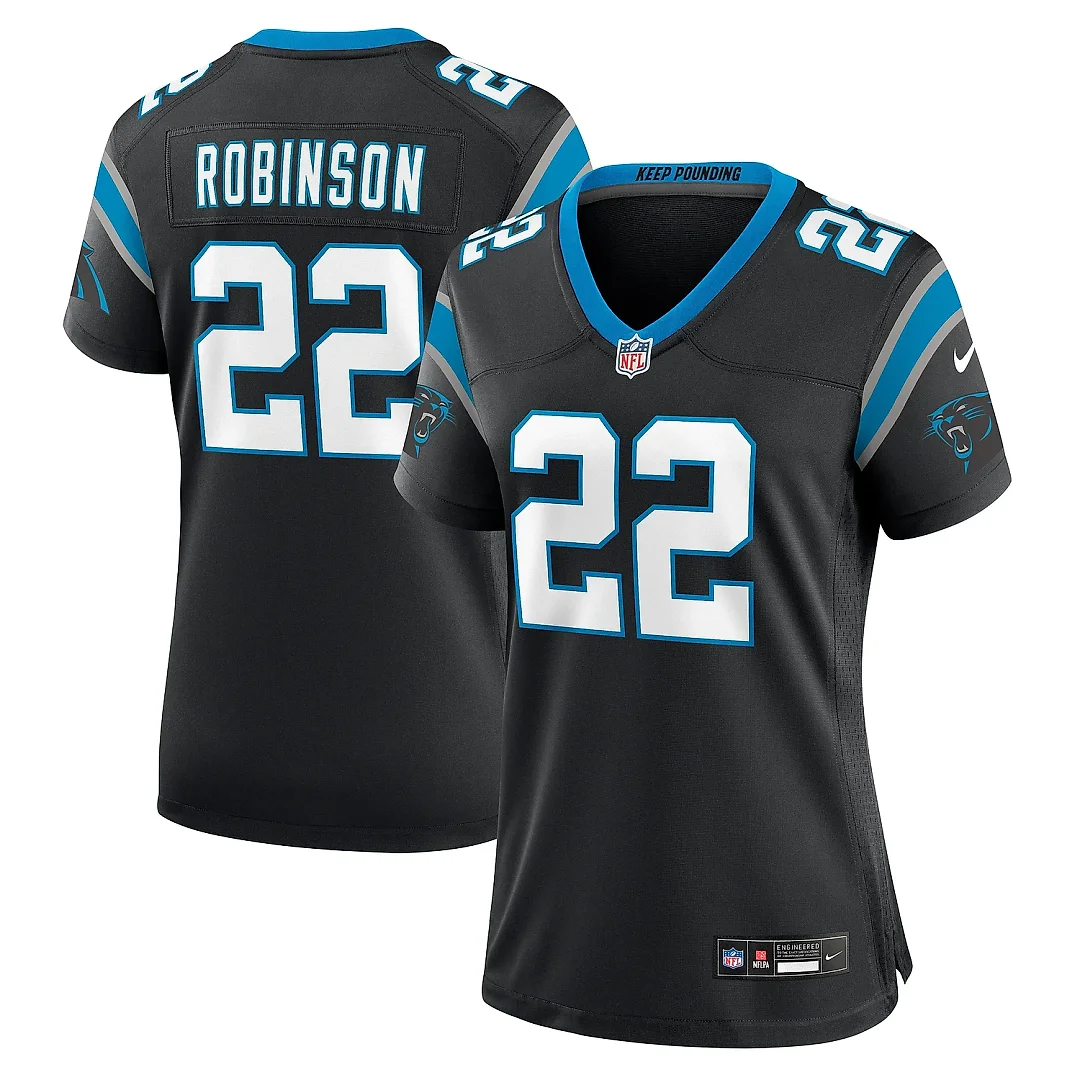 Zennovawear Women's Carolina Panthers Jammie Robinson Black Game Jersey
