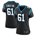 Zennovawear Women's Carolina Panthers Jarrett Kingston Black Game Jersey
