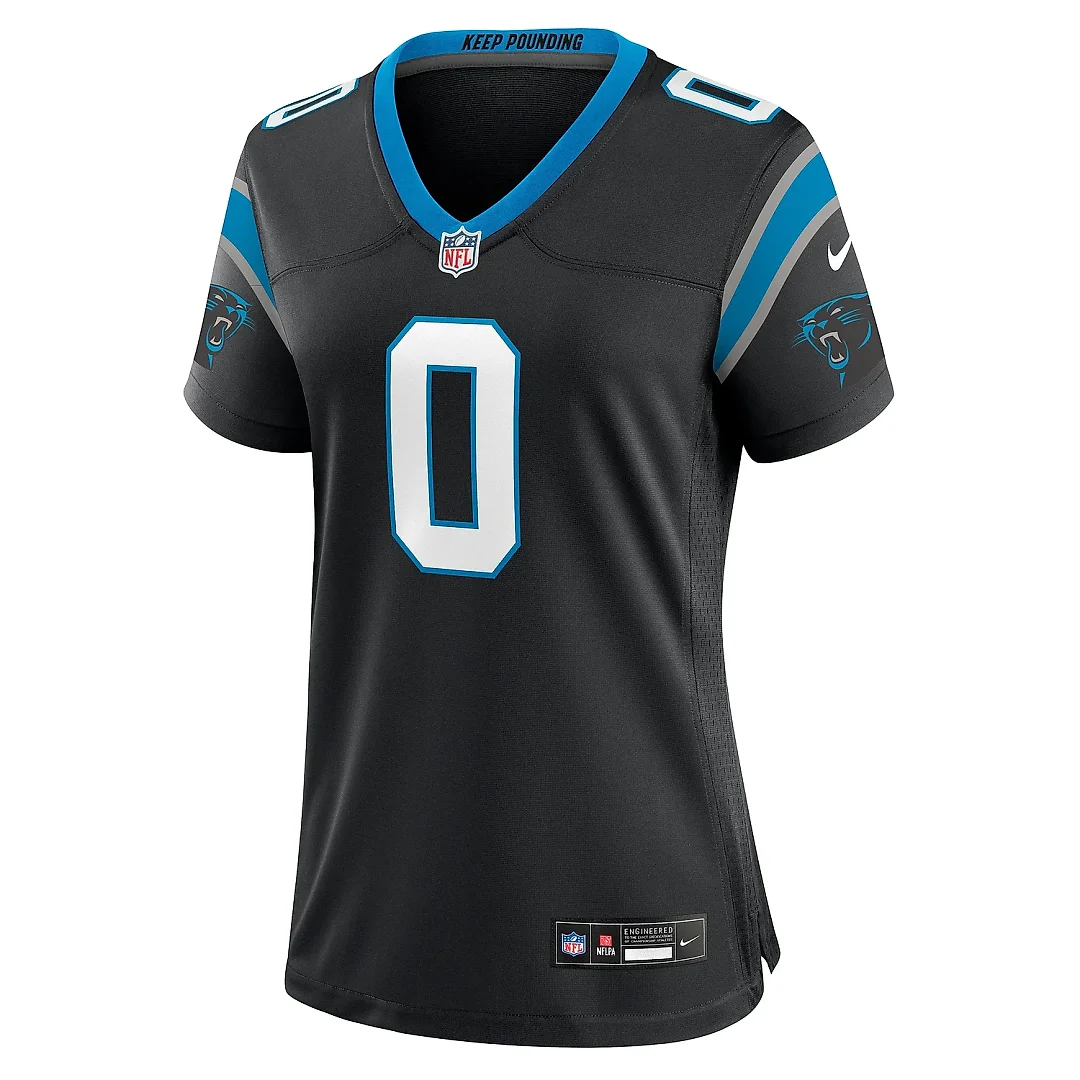 Zennovawear Women's Carolina Panthers Ja'Tavion Sanders Black Game Jersey