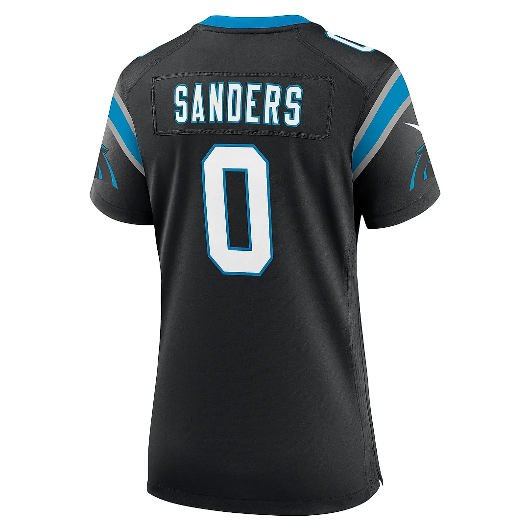 Zennovawear Women's Carolina Panthers Ja'Tavion Sanders Black Game Jersey