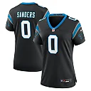 Zennovawear Women's Carolina Panthers Ja'Tavion Sanders Black Game Jersey