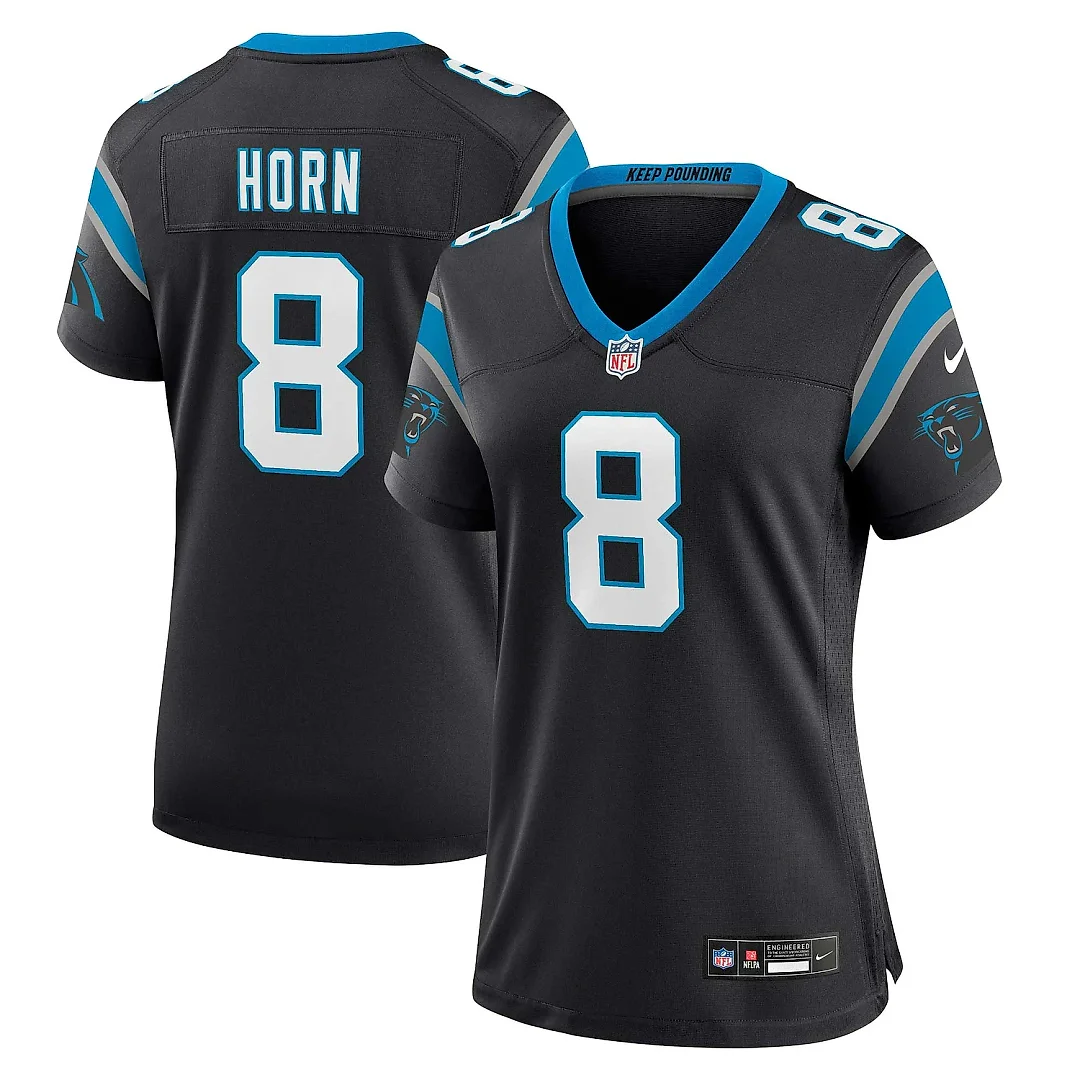 Zennovawear Women's Carolina Panthers Jaycee Horn Black Player Jersey