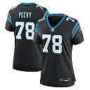 Zennovawear Women's Carolina Panthers Jayden Peevy Black Game Jersey