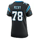 Zennovawear Women's Carolina Panthers Jayden Peevy Black Game Jersey