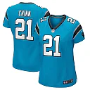 Zennovawear Women's Carolina Panthers Jeremy Chinn Blue Player Game Jersey