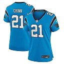 Zennovawear Women's Carolina Panthers Jeremy Chinn Blue Player Jersey