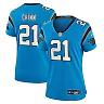 Zennovawear Women's Carolina Panthers Jeremy Chinn Blue Player Jersey