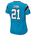 Zennovawear Women's Carolina Panthers Jeremy Chinn Blue Player Game Jersey