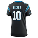 Zennovawear Women's Carolina Panthers Johnny Hekker Black Team Game Jersey