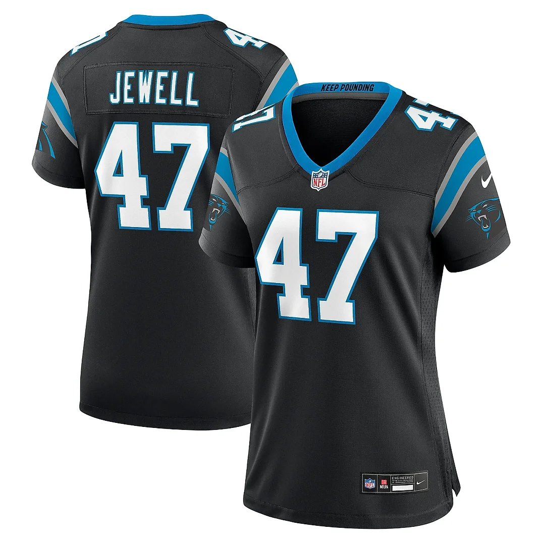 Zennovawear Women's Carolina Panthers Josey Jewell Black Game Jersey